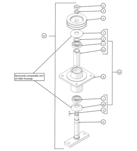 TDR-22 Spindle Rebuild Graphic